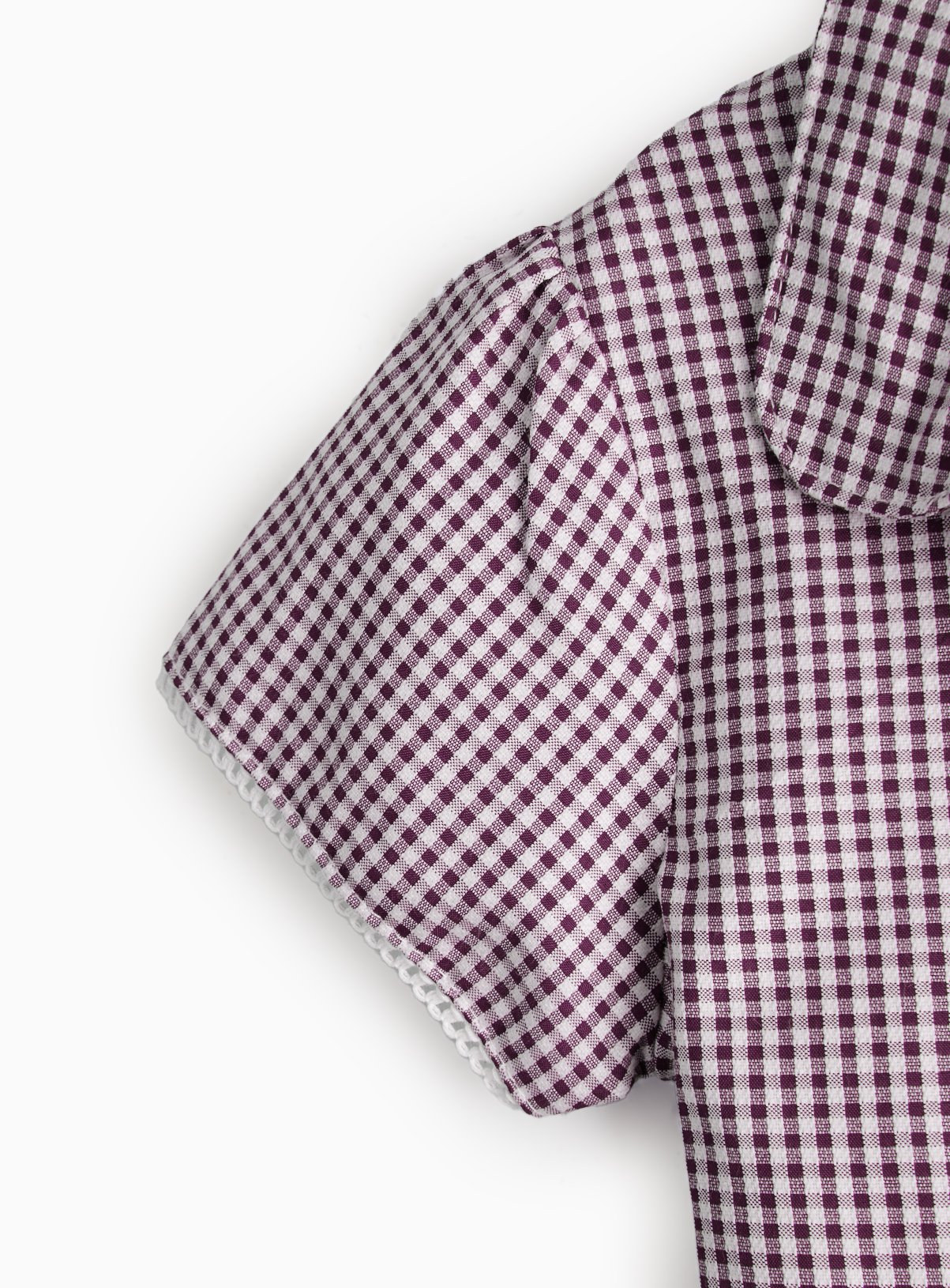Dark Red Gingham School Dresses Generous Fit 2 Pack 13 years - Image 4 thumbnail
